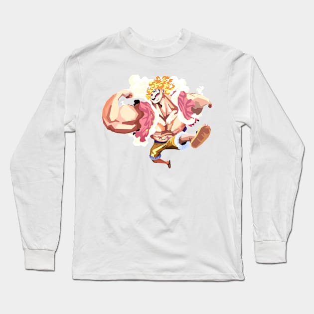 luffy Long Sleeve T-Shirt by rifaisetyo